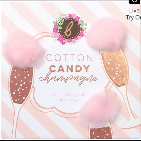 NWT 4-Pan BEAUTY BAKERIE ‘Cotton Candy Champagne’ Blush Palette - Picture 9 of 11
